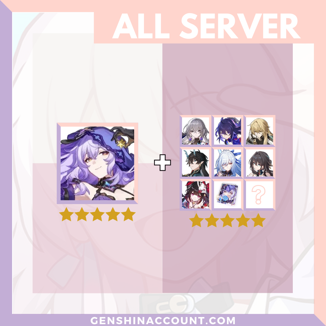 Honkai: Star Rail Black Swan HSR Starter Account ( America | Europe | –  Genshin Account