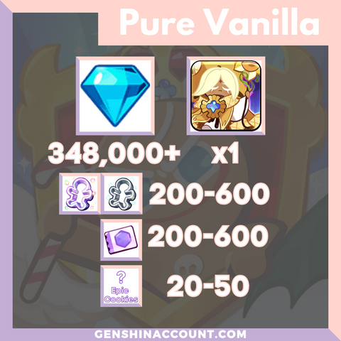 Cookie Run: Kingdom Pure Vanilla Cookie Starter Account Pure Vanill