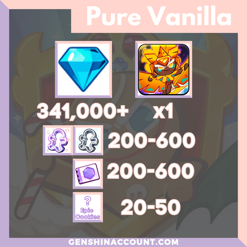 Cookie Run: Kingdom Golden Cheese Cookie Starter Account Pure Vanilla