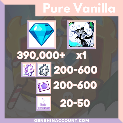 Cookie Run: Kingdom Black Pearl Cookie Starter Account ( Pure Vanilla )