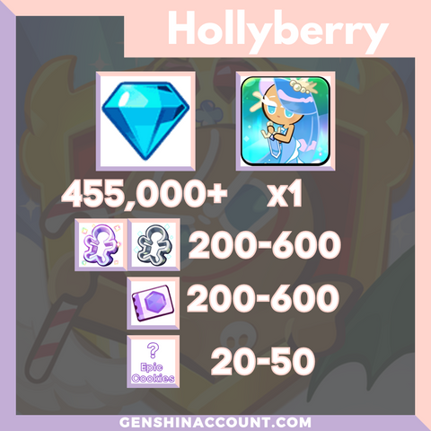 Cookie Run: Kingdom Sea Fairy Cookie Starter Account Hollyberry 