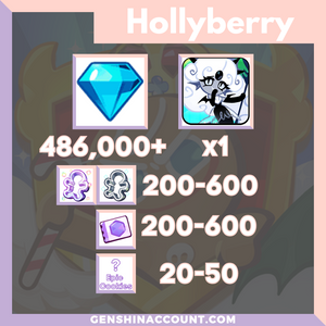 Cookie Run: Kingdom Black Pearl Cookie Starter Account Hollyberry