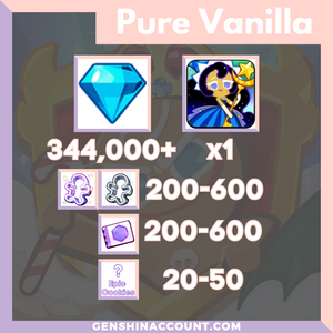 Cookie Run: Kingdom Moonlight Cookie Starter Account Pure Vanilla