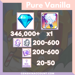 Cookie Run: Kingdom Sherbet Cookie Starter Account Pure vanilla