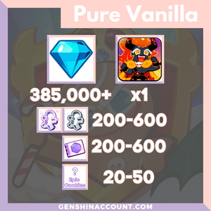 Cookie Run: Kingdom Capsaicin Cookie Starter Account ( Pure Vanilla )