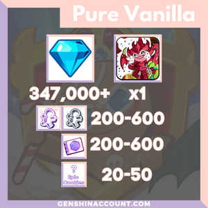 Cookie Run: Kingdom Pitaya Dragon Cookie Starter Account Pure vanilla