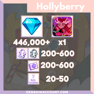 Cookie Run: Kingdom Crimson Coral Cookie Starter Account Hollyberry