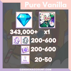 Cookie Run: Kingdom White Lily Cookie Starter Account Pure Vanilla