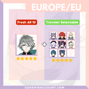 Genshin Impact Starter Account - Alhaitham With Meta 4-Star Standard 5-Star Characters ( Europe )