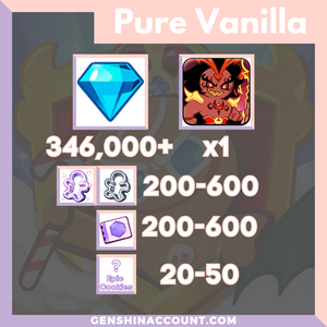 Cookie Run: Kingdom Burning Spice Cookie Starter Account Pure Vanilla