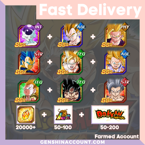 DRAGON BALL Z DOKKAN BATTLE Accounts