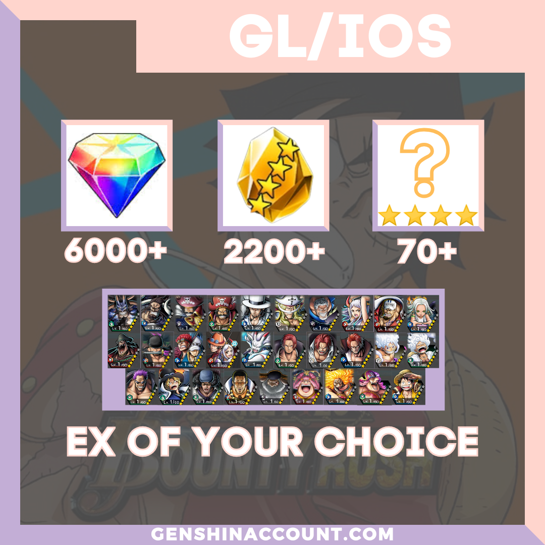 ONE PIECE Bounty Rush Starter Character Account