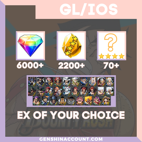 ONE PIECE Bounty Rush Starter Character Account