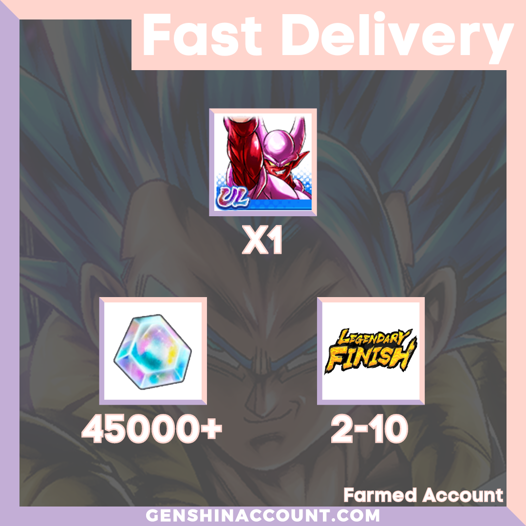 DRAGON BALL LEGENDS - UL Super Janemba (Blue) Farmed Starter Account ( Global | Android )