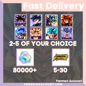 DRAGON BALL LEGENDS Farmed Starter Account