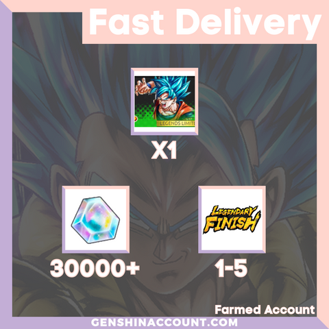 SP Super Saiyan God SS Goku (Green) Farmed Starter Account ( Global | IOS )