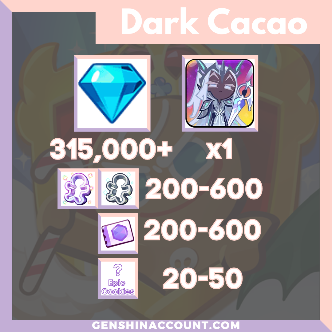 Cookie Run: Kingdom Elder Faerie Cookie Starter Account Dark Cacao