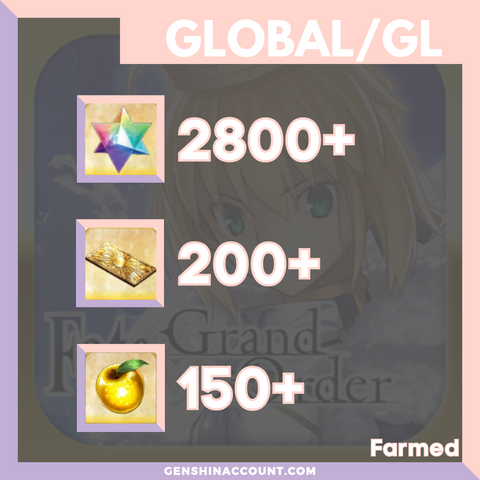 FGO Fate/Grand Order Farmed Starter Account