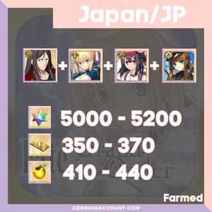 FGO Fate/Grand Order Farmed Starter Account