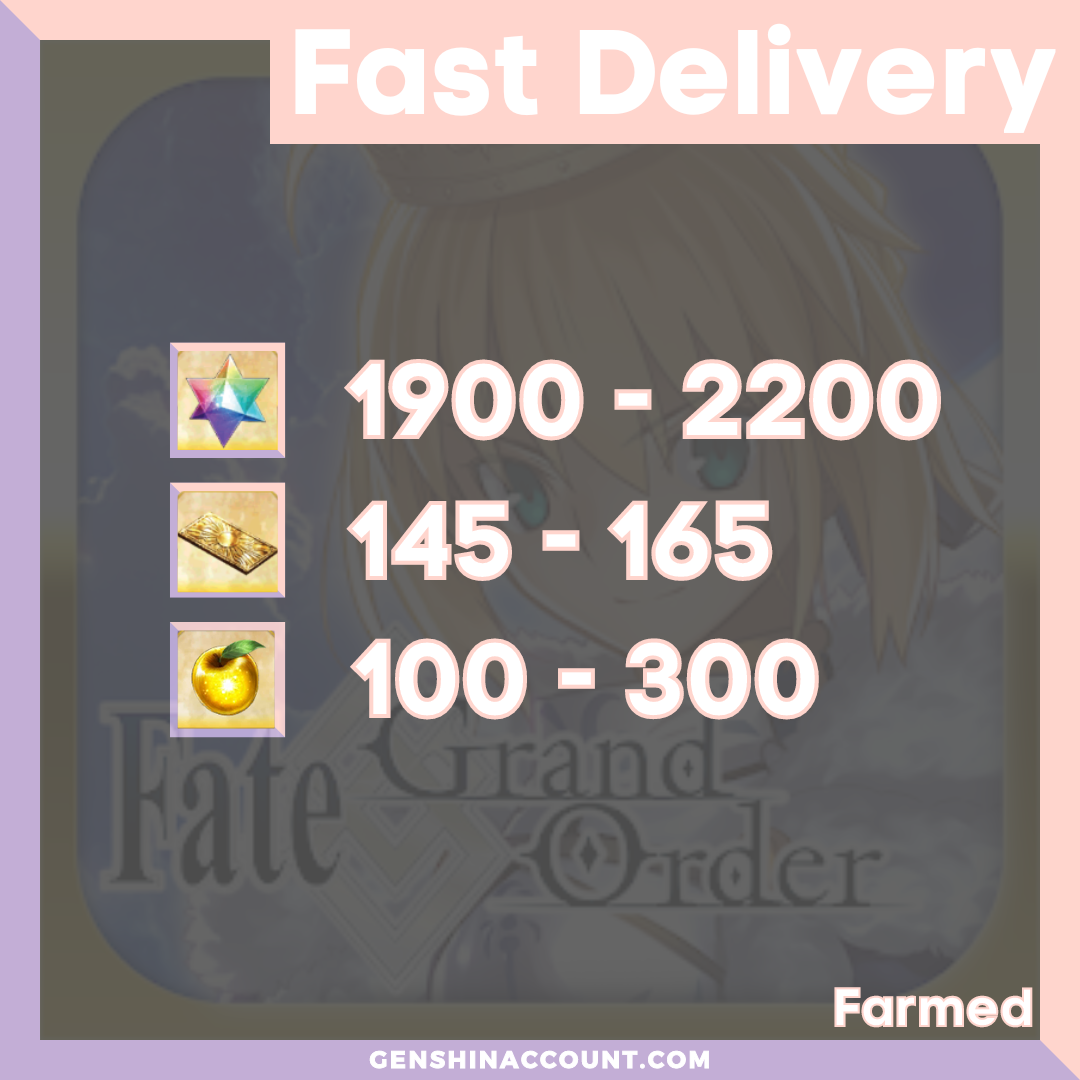FGO Fate/Grand Order Farmed Starter Account