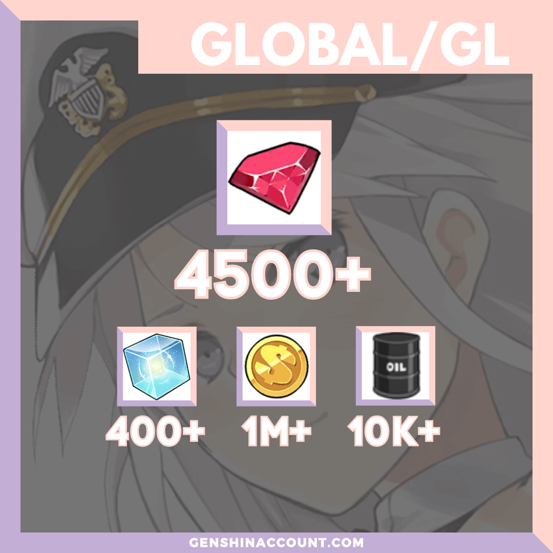 Azur Lane Gacha Starter Account ( Global ) – Genshin Account