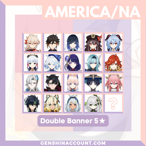 Genshin Impact Double Banner Account ( America )