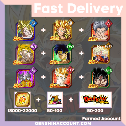 DRAGON BALL Z DOKKAN BATTLE Accounts