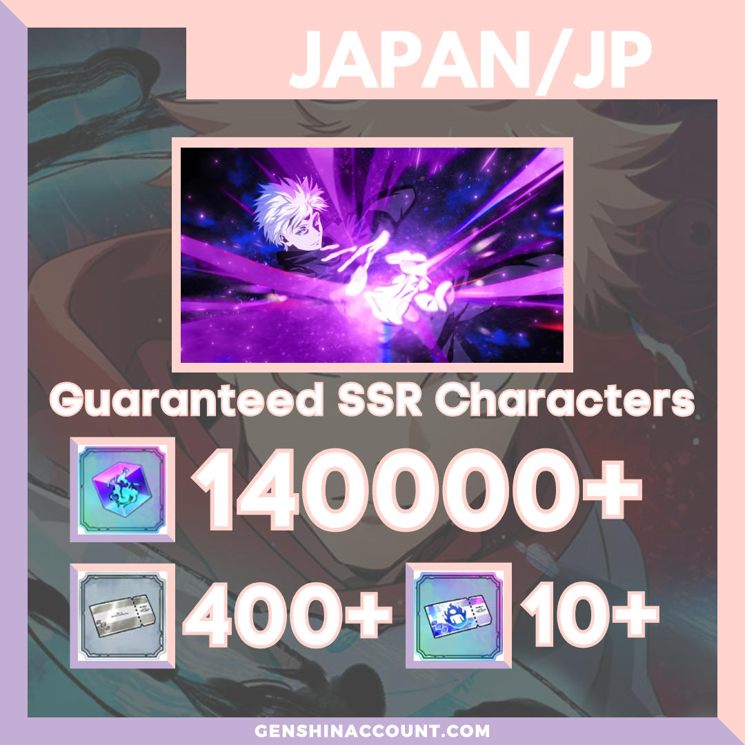 Jujutsu Kaisen Phantom Parade Starter Account 