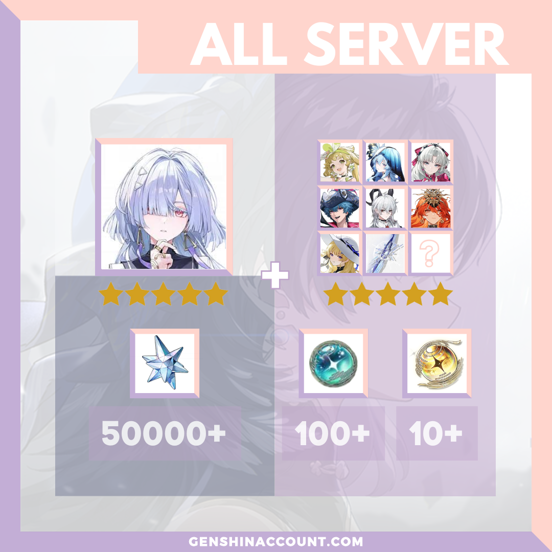 Compte Genshin Impact Sur Serveur Europe (EU) - Raiden Inclus