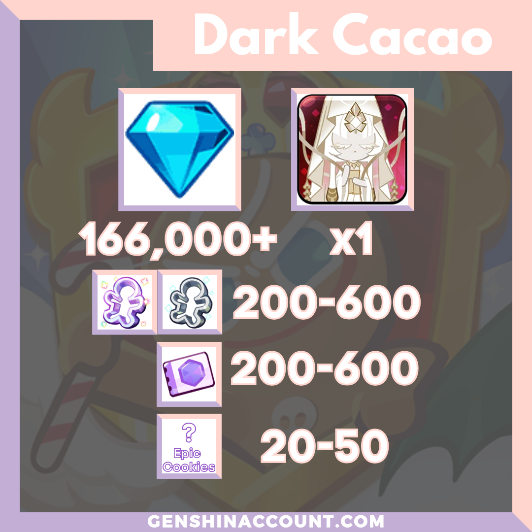 Cookie Run: Kingdom Mystic Flour Cookie Starter Account ( Dark Cacao )