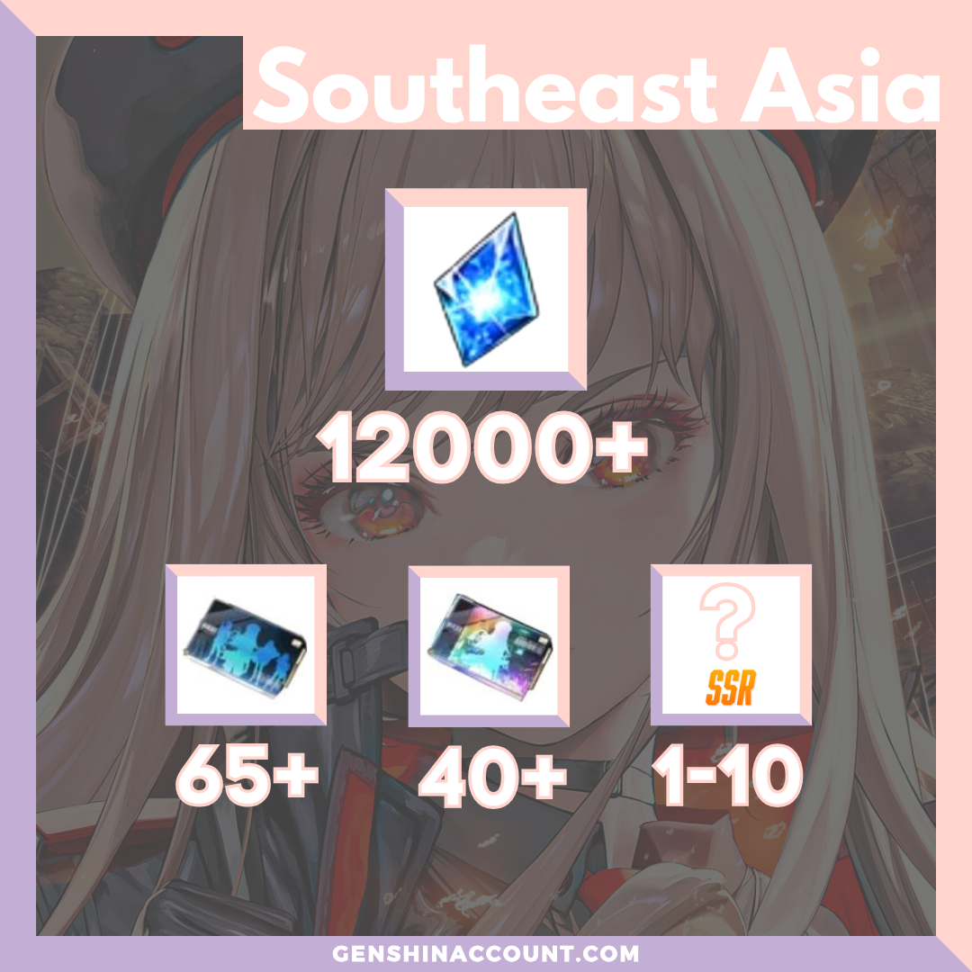 GODDESS OF VICTORY: NIKKE Resource Starter Account ( Southeast Asia )