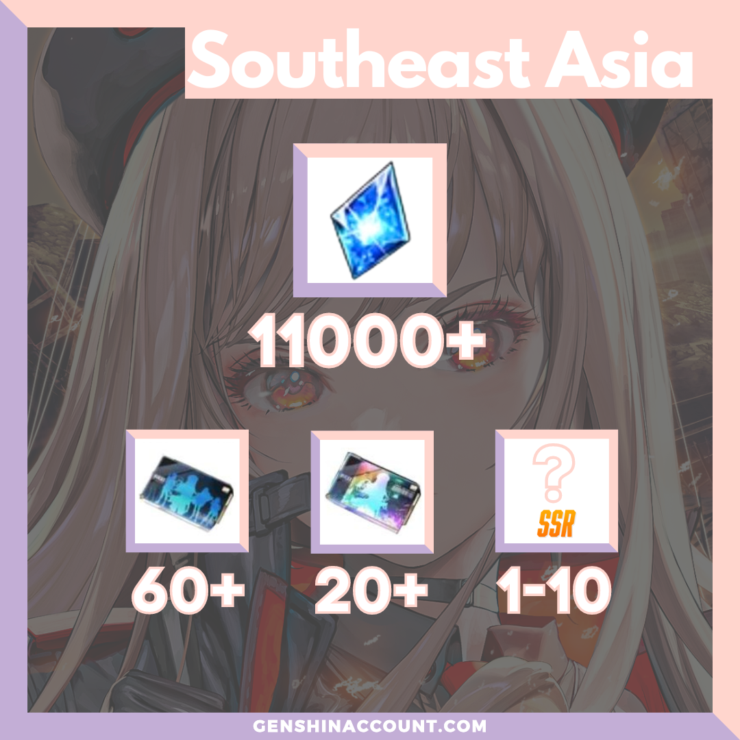 GODDESS OF VICTORY: NIKKE Resource Starter Account ( Southeast Asia )
