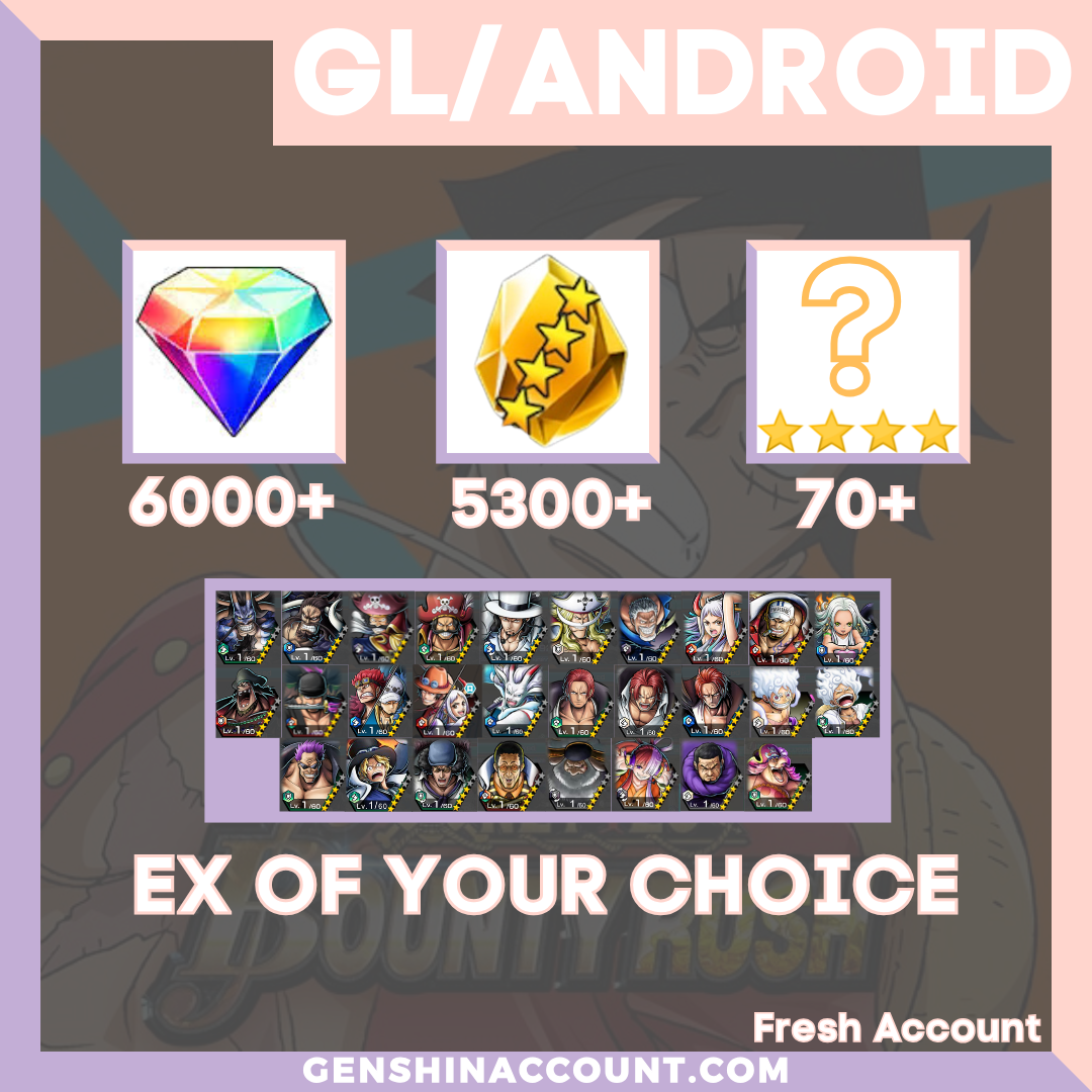 ONE PIECE Bounty Rush Starter Character Account