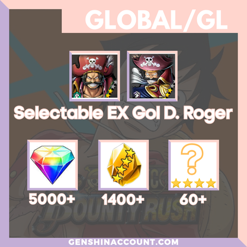 ONE PIECE Bounty Rush Gol D. Roger Starter Account