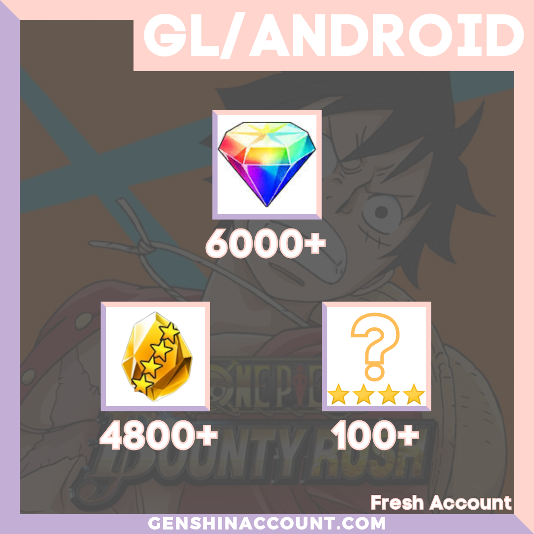 Android ONE PIECE Bounty Rush Starter Account