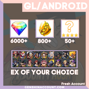 Android ONE PIECE Bounty Rush Rainbow Diamond Starter Character Account