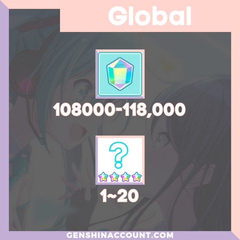 Project Sekai Colorful Stage Feat. Hatsune Miku Starter Account - Selection 1 ( Global )