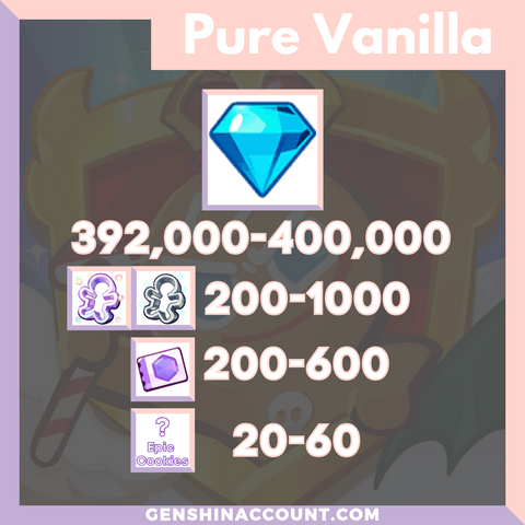 Pure Vanilla Cookie Run: Kingdom Starter Account