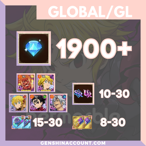 7DS Seven Deadly Sins Grand Cross Starter Account