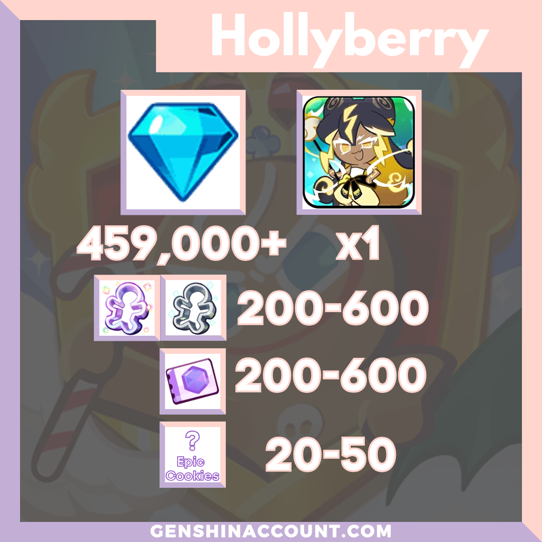 Cookie Run: Kingdom Stormbringer Cookie Starter Account Hollyberry