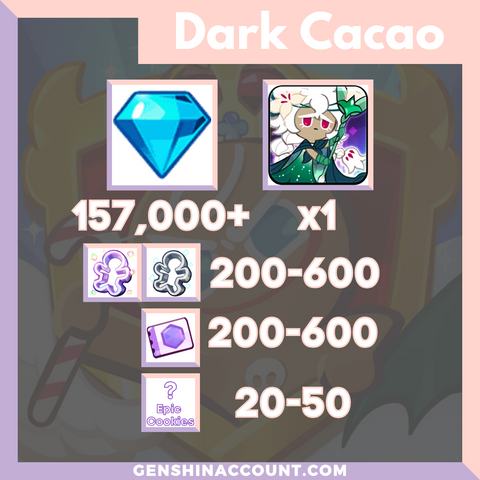 Cookie Run: Kingdom White Lily Cookie Starter Account ( Dark Cacao )