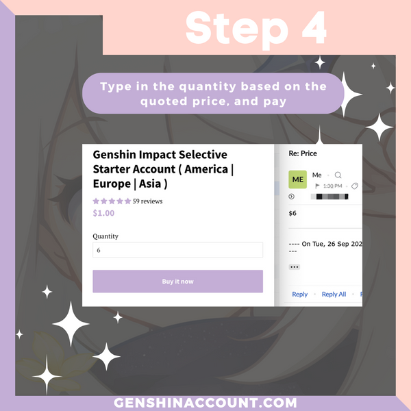 Genshin Impact Selective Starter Account ( America | Europe | Asia )