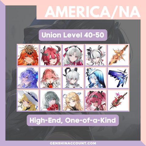 Wuthering Waves Character Farmed Account ( America )